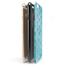 Shabby Chic Blue Watercolor Pattern iPhone 6/6s or 6/6s Plus 2-Piece Hybrid INK-Fuzed Case