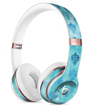 Shabby Chic Blue Watercolor Pattern Full-Body Skin Kit for the Beats by Dre Solo 3 Wireless Headphones