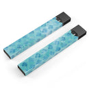 Shabby Chic Blue Watercolor Pattern - Premium Decal Protective Skin-Wrap Sticker compatible with the Juul Labs vaping device