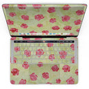 MacBook Pro with Touch Bar Skin Kit - Shabby_Chic_Flowers_over_Light_Green_Watercolor_Pattern-MacBook_13_Touch_V4.jpg?