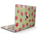 MacBook Pro with Touch Bar Skin Kit - Shabby_Chic_Flowers_over_Light_Green_Watercolor_Pattern-MacBook_13_Touch_V9.jpg?