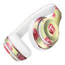 Shabby Chic Flowers over Light Green Watercolor Pattern Full-Body Skin Kit for the Beats by Dre Solo 3 Wireless Headphones