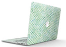 Shabby Chic Green Watercolor Polka Dots - MacBook Air Skin Kit