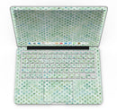 Shabby Chic Green Watercolor Polka Dots - MacBook Pro with Retina Display Full-Coverage Skin Kit