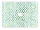 Shabby Chic Green Watercolor Polka Dots - MacBook Pro with Retina Display Full-Coverage Skin Kit