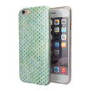 Shabby Chic Green Watercolor Polka Dots iPhone 6/6s or 6/6s Plus 2-Piece Hybrid INK-Fuzed Case