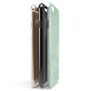 Shabby Chic Green Watercolor Polka Dots iPhone 6/6s or 6/6s Plus 2-Piece Hybrid INK-Fuzed Case