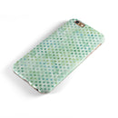 Shabby Chic Green Watercolor Polka Dots iPhone 6/6s or 6/6s Plus 2-Piece Hybrid INK-Fuzed Case