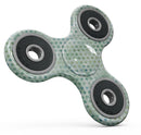 Shabby Chic Green Watercolor Polka Dots Full-Body Fidget Spinner Skin-Kit