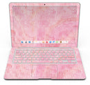 Shabby Chic Pink Watercolor Stripes - MacBook Air Skin Kit