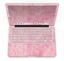 Shabby Chic Pink Watercolor Stripes - MacBook Pro with Retina Display Full-Coverage Skin Kit