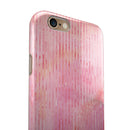 Shabby Chic Pink Watercolor Stripes iPhone 6/6s or 6/6s Plus 2-Piece Hybrid INK-Fuzed Case