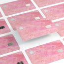 Shabby Chic Pink Watercolor Stripes - Premium Protective Decal Skin-Kit for the Apple Credit Card
