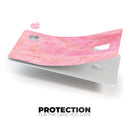 Shabby Chic Pink Watercolor Stripes - Premium Protective Decal Skin-Kit for the Apple Credit Card