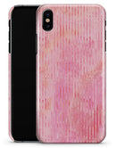 Shabby Chic Pink Watercolor Stripes - iPhone X Clipit Case