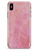 Shabby Chic Pink Watercolor Stripes - iPhone X Clipit Case