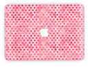 Shabby Chic Pink and Red Watercolor Polka Dots - MacBook Pro with Retina Display Full-Coverage Skin Kit