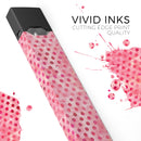 Shabby Chic Pink and Red Watercolor Polka Dots - Premium Decal Protective Skin-Wrap Sticker compatible with the Juul Labs vaping device
