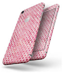 Shabby Chic Pink and Red Watercolor Polka Dots - Skin-kit for the iPhone 8 or 8 Plus