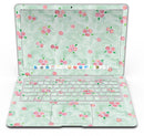 Shabby Chic Watercolor Holly Pattern V2 - MacBook Air Skin Kit