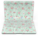 Shabby Chic Watercolor Holly Pattern V2 - MacBook Air Skin Kit