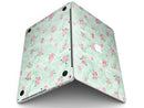 Shabby Chic Watercolor Holly Pattern V2 - MacBook Pro with Retina Display Full-Coverage Skin Kit