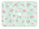 Shabby Chic Watercolor Holly Pattern V2 - MacBook Pro with Retina Display Full-Coverage Skin Kit