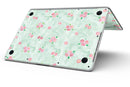 Shabby Chic Watercolor Holly Pattern V2 - MacBook Pro with Retina Display Full-Coverage Skin Kit