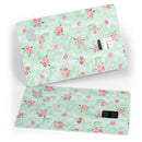 Shabby Chic Watercolor Holly Pattern V2 - Premium Protective Decal Skin-Kit for the Apple Credit Card