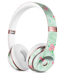 Shabby Chic Watercolor Holly Pattern V2 Full-Body Skin Kit for the Beats by Dre Solo 3 Wireless Headphones