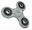 Shabby Chic Watercolor Holly Pattern V2 Full-Body Fidget Spinner Skin-Kit