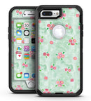 Shabby Chic Watercolor Holly Pattern V2 - iPhone 7 Plus/8 Plus OtterBox Case & Skin Kits