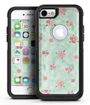 Shabby Chic Watercolor Holly Pattern V2 - iPhone 7 or 8 OtterBox Case & Skin Kits