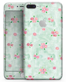 Shabby Chic Watercolor Holly Pattern V2 - Skin-kit for the iPhone 8 or 8 Plus