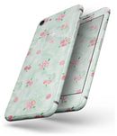 Shabby Chic Watercolor Holly Pattern V2 - Skin-kit for the iPhone 8 or 8 Plus