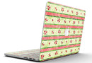 Shabby Chic Watercolor Holly Patttern - MacBook Pro with Retina Display Full-Coverage Skin Kit