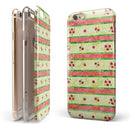 Shabby Chic Watercolor Holly Patttern iPhone 6/6s or 6/6s Plus 2-Piece Hybrid INK-Fuzed Case
