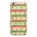 Shabby Chic Watercolor Holly Patttern iPhone 6/6s or 6/6s Plus 2-Piece Hybrid INK-Fuzed Case