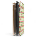 Shabby Chic Watercolor Holly Patttern iPhone 6/6s or 6/6s Plus 2-Piece Hybrid INK-Fuzed Case