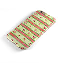 Shabby Chic Watercolor Holly Patttern iPhone 6/6s or 6/6s Plus 2-Piece Hybrid INK-Fuzed Case