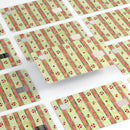 Shabby Chic Watercolor Holly Patttern - Premium Protective Decal Skin-Kit for the Apple Credit Card