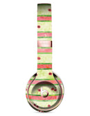 Shabby Chic Watercolor Holly Patttern Full-Body Skin Kit for the Beats by Dre Solo 3 Wireless Headphones