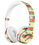 Shabby Chic Watercolor Holly Patttern Full-Body Skin Kit for the Beats by Dre Solo 3 Wireless Headphones
