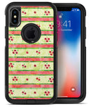 Shabby Chic Watercolor Holly Patttern - iPhone X OtterBox Case & Skin Kits