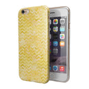Shabby Chic Yellow Watercolor Pattern iPhone 6/6s or 6/6s Plus 2-Piece Hybrid INK-Fuzed Case