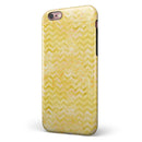 Shabby Chic Yellow Watercolor Pattern iPhone 6/6s or 6/6s Plus 2-Piece Hybrid INK-Fuzed Case