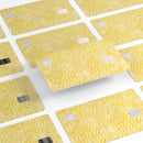 Shabby Chic Yellow Watercolor Pattern - Premium Protective Decal Skin-Kit for the Apple Credit Card