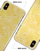 Shabby Chic Yellow Watercolor Pattern - iPhone X Clipit Case