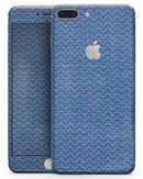 Shades of Blue Horizonantal Chevron Pattern - Skin-kit for the iPhone 8 or 8 Plus