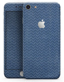 Shades of Blue Horizonantal Chevron Pattern - Skin-kit for the iPhone 8 or 8 Plus